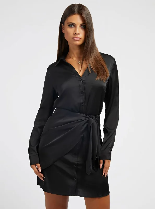 Comfortable yet fashionable women’s wear   Eco Black Alya Mini Dress