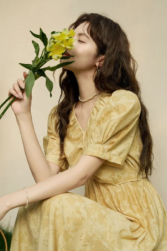 Refresh your wardrobe with trendy women’s apparel   Yellow Maxi Dress for Women