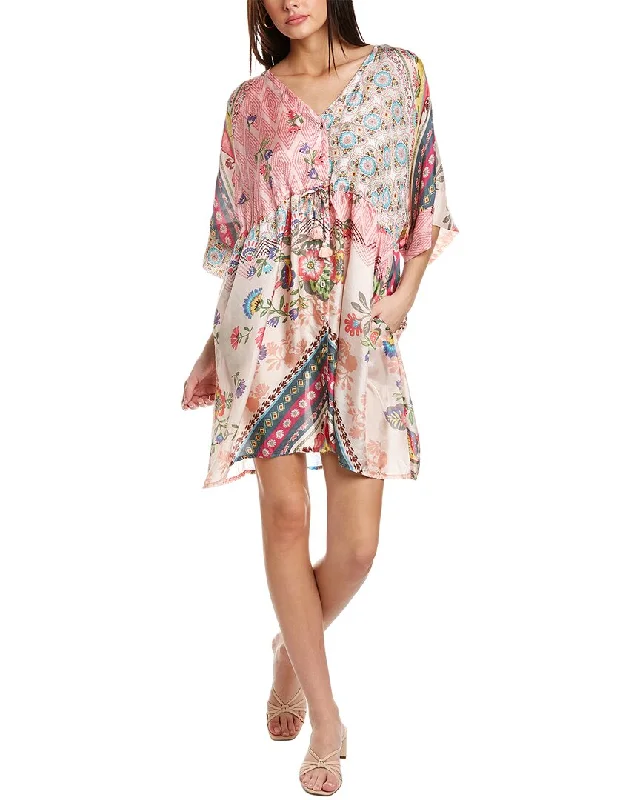 Bold, confident, and stylish women’s clothing Johnny Was Laksmi Ollie Silk Tunic Dress Bold, confident, and stylish women’s clothing Johnny Was Laksmi Ollie Silk Tunic Dress