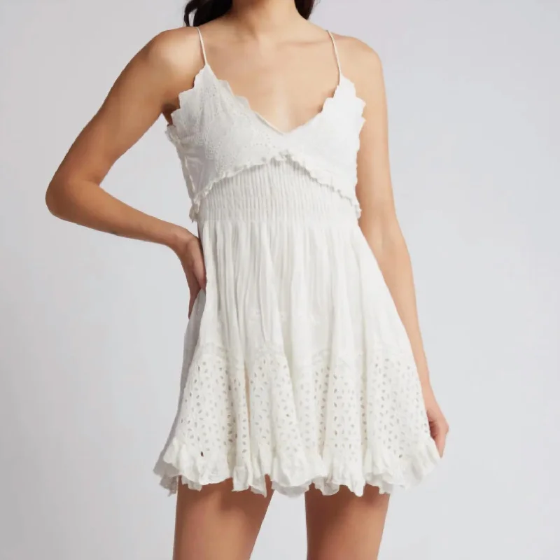 Sustainable fashion for stylish women   Kerielle Dress In Off White