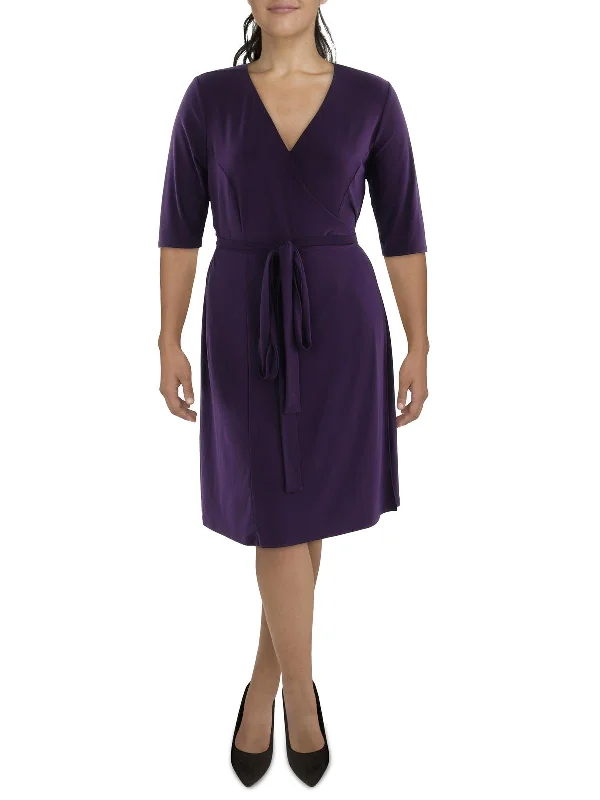 Find your perfect fit with stylish women’s clothing Womens Drapey Elbow Sleeve Wrap Dress Find your perfect fit with stylish women’s clothing Womens Drapey Elbow Sleeve Wrap Dress