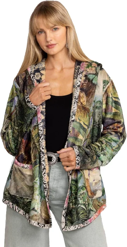 Feminine fashion to express your unique style   Johnny Was Women's Joan Sherpa Jacket, Rawi Scarf Print