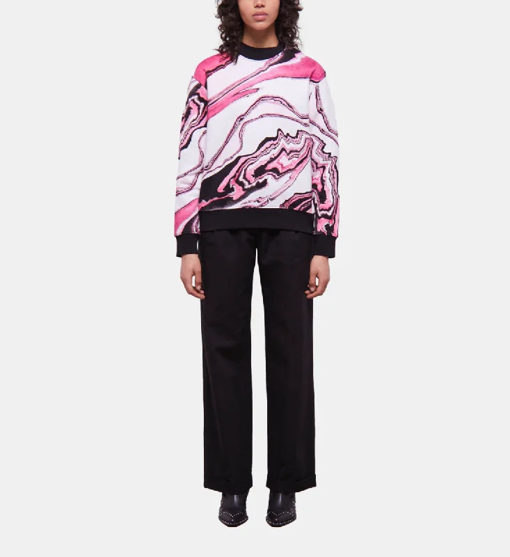 Refresh your wardrobe with high-quality women’s fashion   Printed Sweatshirt