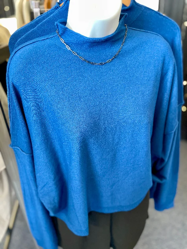 Confidence-boosting clothing for women   Sasha High Neck Raglan Sleeve Sweater