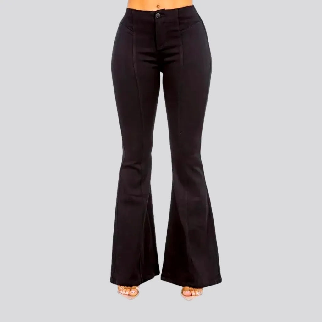 Fashion-forward styles that make a statement   Monochrome stretchable boho denim for women