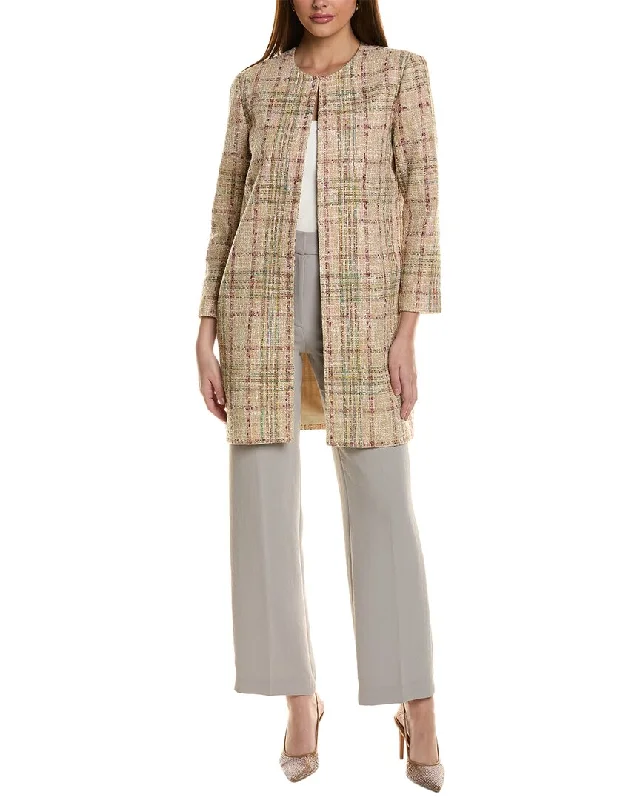 Fashionable women’s clothing that makes you shine   ST. JOHN JACKET-GILDEDTWEEDLINED